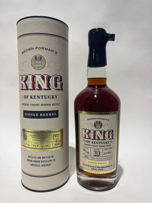 Brown Forman's King of Kentucky Single Barrel 18 Year Old 134.9 Proof 38/39 Kentucky Straight Bourbon Whiskey at CaskCartel.com