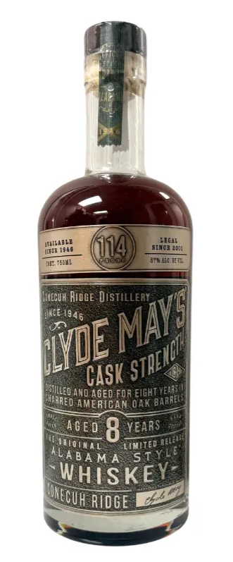 Clyde May's 8 Year Old Cask Strength 114 Proof Alabama Whiskey at CaskCartel.com