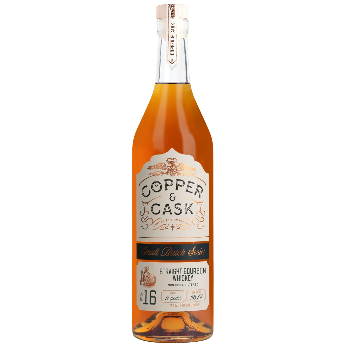 Copper Cask Barrel Proof Small Batch Series #016 11 Year Old Straight Bourbon Whiskey at CaskCartel.com