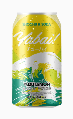 Yabai! Yuzu Lemon Shochu and Soda | (4)*355ML at CaskCartel.com