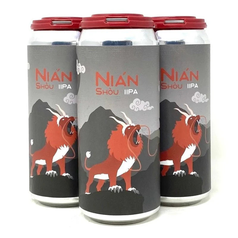 Ogopogo Brewing Co. Nian Shou DIPA Beer | (4)*473ML at CaskCartel.com