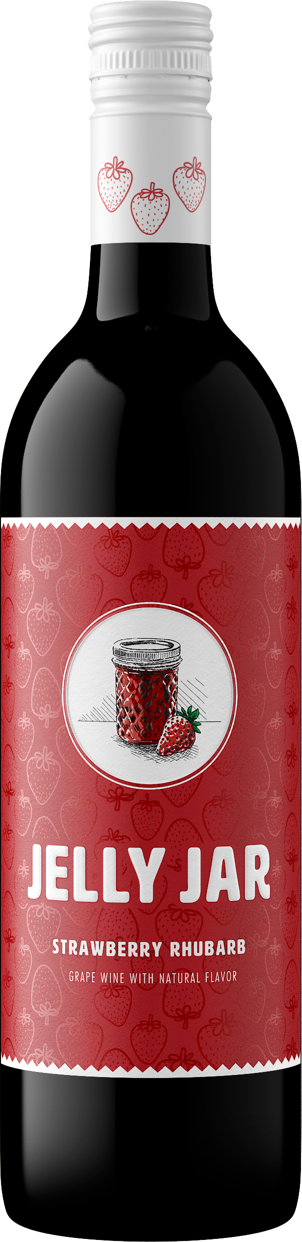 Jelly Jar Wines | Strawberry Rhubarb Grape Wine - NV at CaskCartel.com