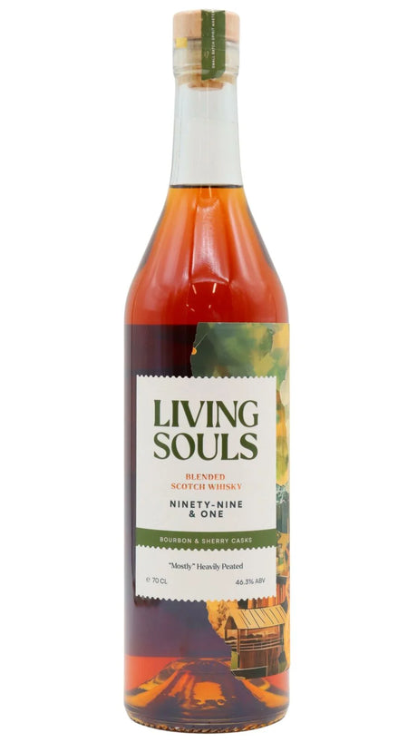 Living Souls Ninety-Nine & One Heavily Peated Blended Scotch Whisky | 700ML at CaskCartel.com