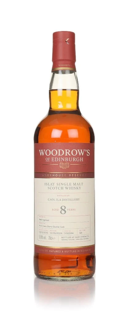 Caol Ila 8 Year Old 2015 Cask #319259A Woodrow's Of Edinburgh Whisky | 700ML at CaskCartel.com