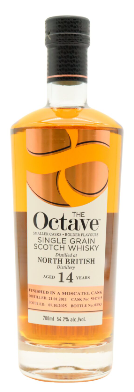 North British The Octave - Single Moscatel Cask #5947915 14 Year Old · 2011 Vintage Single Grain Scotch Whisky | 700ML at CaskCartel.com