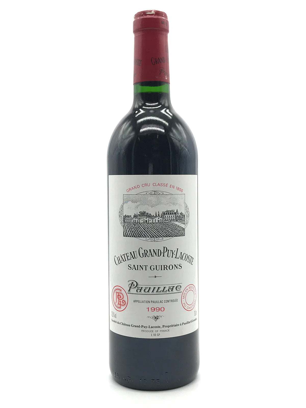 1990 | Chateau Grand-Puy-Lacoste | Pauillac at CaskCartel.com