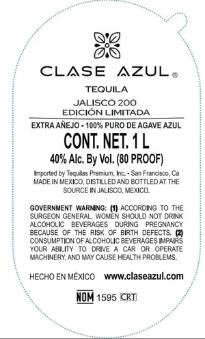 Clase Azul Jalisco 200 Limited Edition Extra Anejo Tequila | 1L at CaskCartel.com