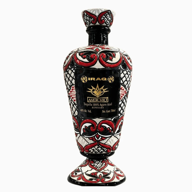 Amor Mio Ceramic FIFA World Cup Iraq Edition Reposado Tequila at CaskCartel.com