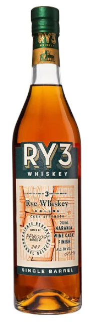 Ry3 Whiskey | Naranja Wine Cask Finish Rye Whiskey | 2024 Release at CaskCartel.com