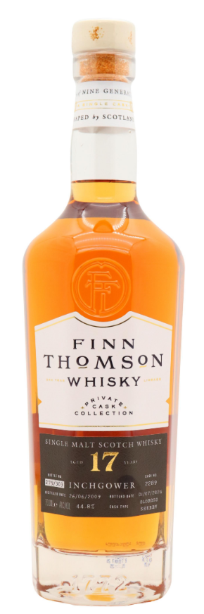 Inchgower Finn Thomson Single Sherry Cask 17 Year Old · 2009 Vintage Single Malt Scotch Whisky | 700ML at CaskCartel.com