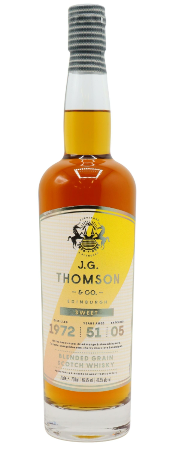 J.G. Thomson 51 Year Old 1972 Vintage Blended Grain Scotch Whisky | 700ML at CaskCartel.com