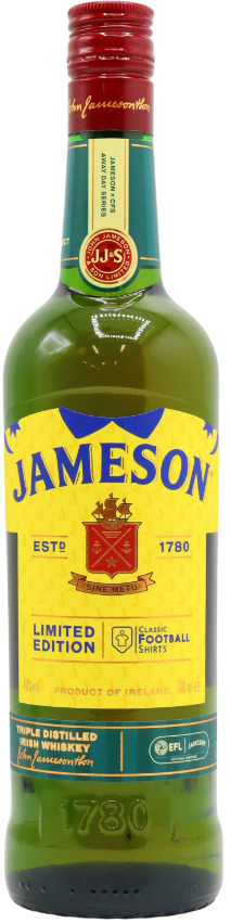 Jameson Classic Football Shirts Portsmouth FC 98 Irish Whiskey | 700ML at CaskCartel.com