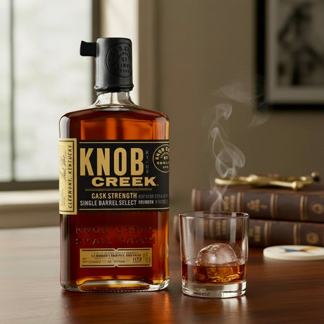 Knob Creek "Eli Manning's Bold Pick: 2026 Batch" Cask Strength Single Barrel Kentucky Straight Bourbon Whiskey at CaskCartel.com 2