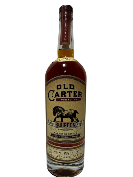 Old Carter Very Small Batch 1-NY/NJ Barrel strength Straight Bourbon 116.2 Proof Bottle 367 of 497 at CaskCartel.com