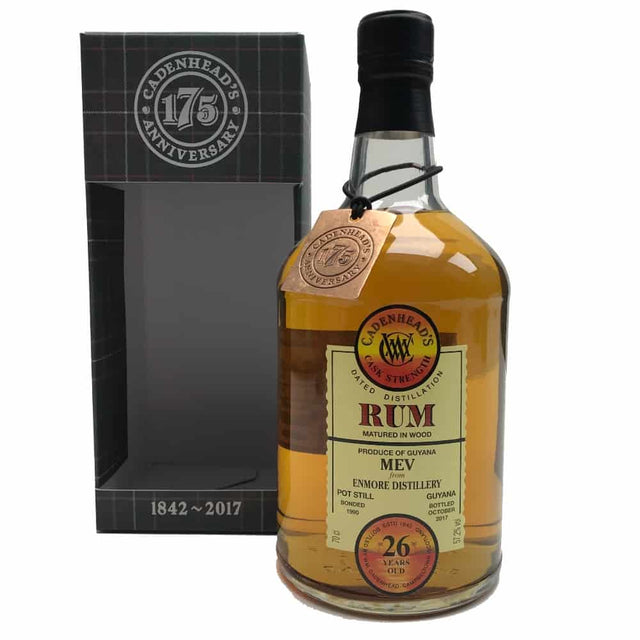 Cadenhead’s Cask Strength Rum Enmore MEV 1990 26 Year Old | 700ML at CaskCartel.com