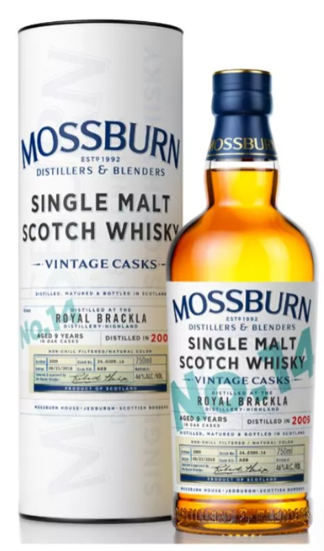 Mossburn 2009 Vintage Casks Royal Brackla Distillery #14 Scotch Whisky