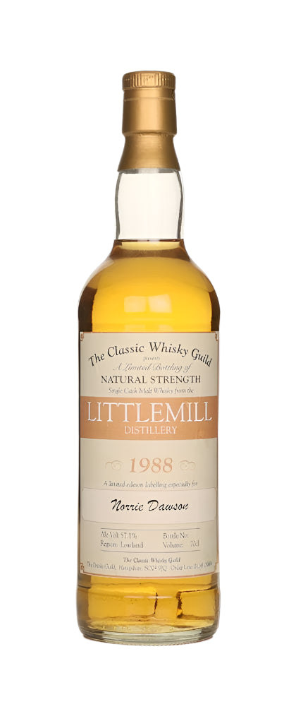 Littlemill 1988 Cask Strength - The Classic Whisky Guild Single Malt Scotch Whisky | 700ML at CaskCartel.com