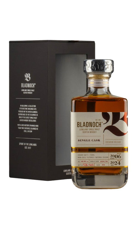 Bladnoch Single Sherry Cask #445 2006 Lowland Single Malt Scotch Whisky | 700ML at CaskCartel.com