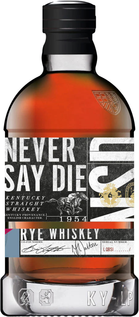 Never Say Die Mind Straight Rye Whiskey | 700ML at CaskCartel.com