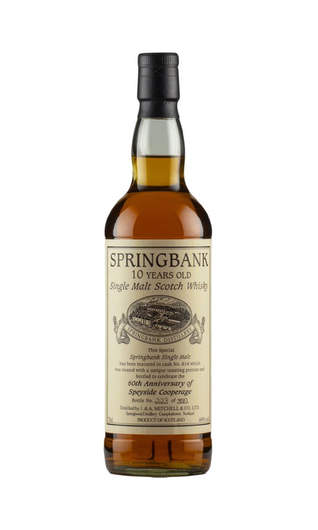 Springbank 10 Year Old Private Cask 814 For Speyside Cooperage | 700ML at CaskCartel.com