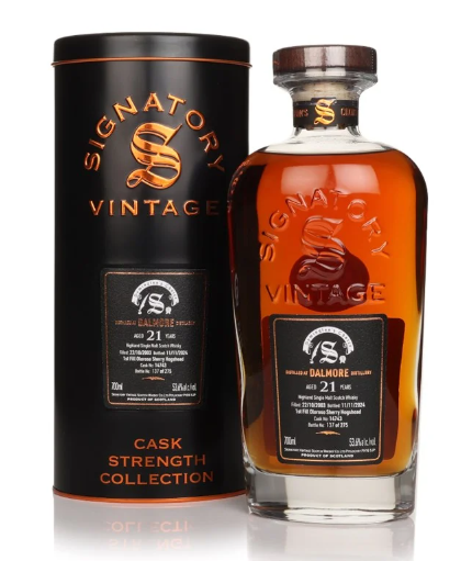 Dalmore 21 Year Old 2003 Cask #14743 Cask Strength Collection Signatory Single Malt Scotch Whisky | 700ML at CaskCartel.com