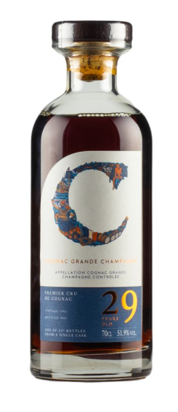Mark Littler 1993 Grande Champagne 29 Year Old Single Cask | 700ML at CaskCartel.com