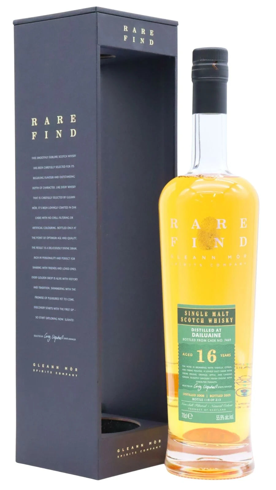 Dailuaine Gleann Mor Rare Find Single Cask #7469 Whisky 16 Year Old Single Malt Scotch Whisky | 700ML at CaskCartel.com
