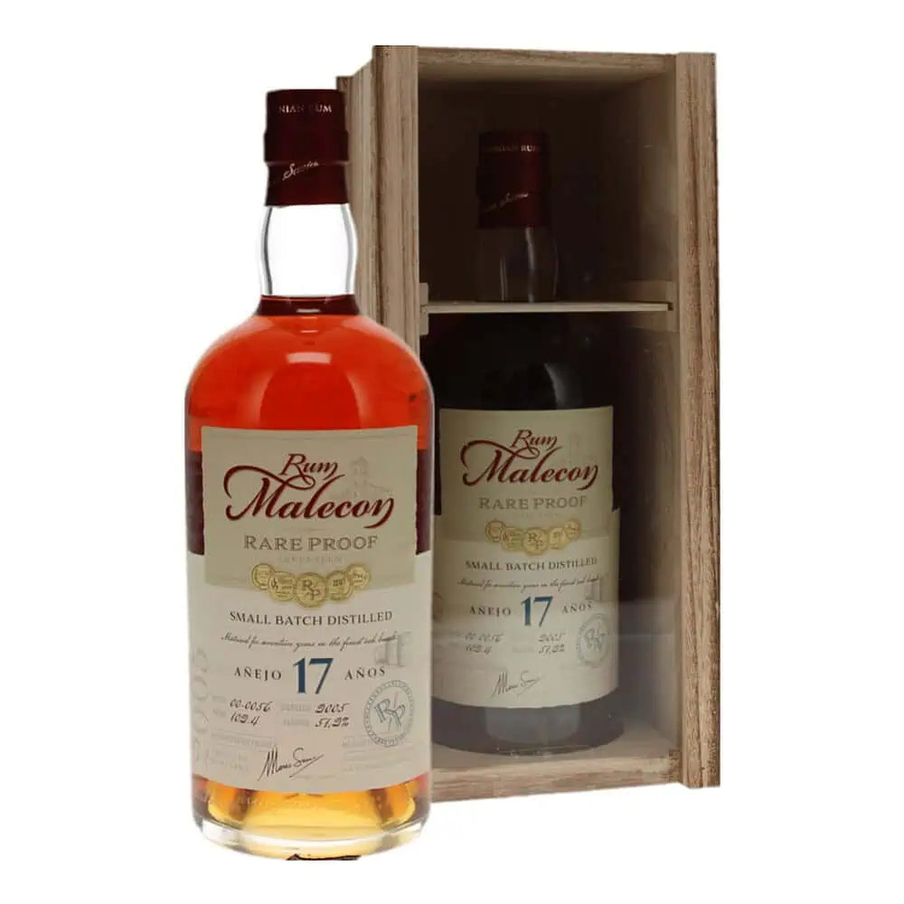 Malecon Rare Proof 17 Year Old Small Batch 2005 Rum | 700ML at CaskCartel.com
