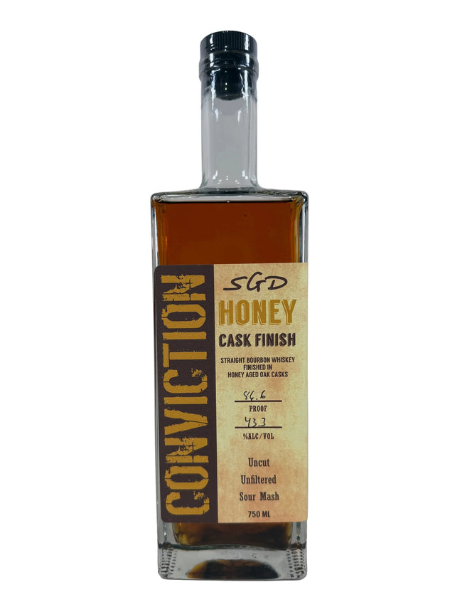 Conviction Honey Barrel Finish Straight Bourbon Whiskey at CaskCartel.com
