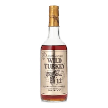 1985 Wild Turkey 12 Year Old Gold Foil Kentucky Straight Bourbon Whiskey at CaskCartel.com