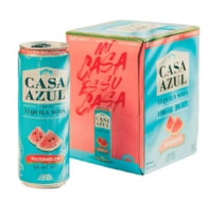 Casa Azul Watermelon Soda Tequila | (4)*355ML at CaskCartel.com