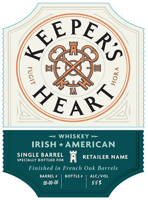 Keeper’s Heart Single Barrel Irish + American Finished In French Oak Barrels Whiskey at CaskCartel.com