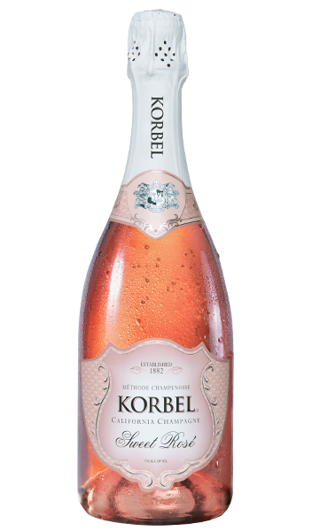 Korbel Champagne Cellars | California Champagne Sweet Rose - NV at CaskCartel.com