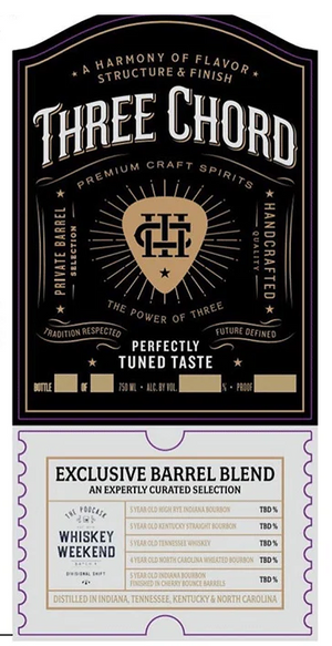 Three Chord Exclusive Barrel Blend Bourbon Whiskey at CaskCartel.com
