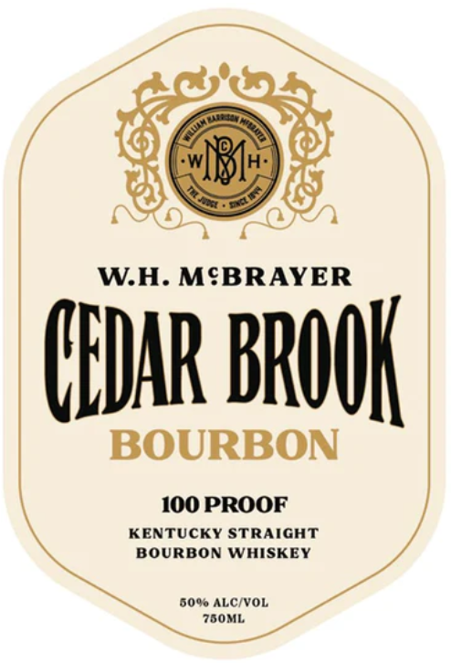 W.H. McBrayer Cedar Brook Kentucky Straight Bourbon Whiskey