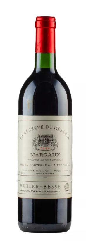 1989 | Château Palmer | La Reserve du General at CaskCartel.com