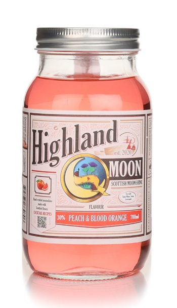 Highland Moon Peach & Blood Orange Moonshine | 700ML at CaskCartel.com