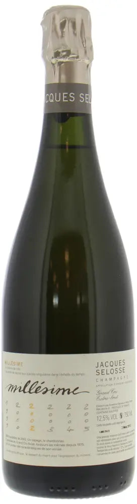 2002 | Jacques Selosse Estate | Millesime at CaskCartel.com