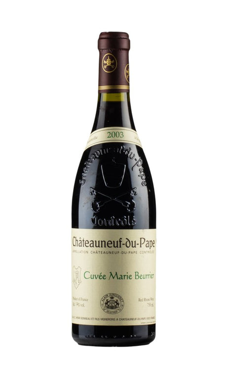 2003 | Henri Bonneau | Chateauneuf-du-Pape Cuvee Marie Beurrier at CaskCartel.com