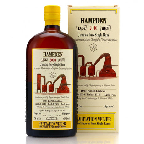 Hampden LROK-HLCF 2010 Habitation Velier 6 Year Old LMDW 60th Anniversary | 700ML at CaskCartel.com