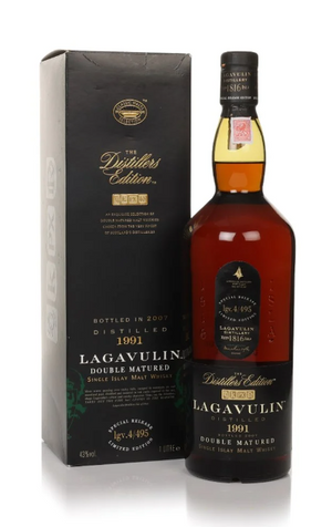 Lagavulin 1991 (bottled 2007) Pedro Ximenez Cask Finish - Distillers Edition Single Malt Whisky | 1L at CaskCartel.com