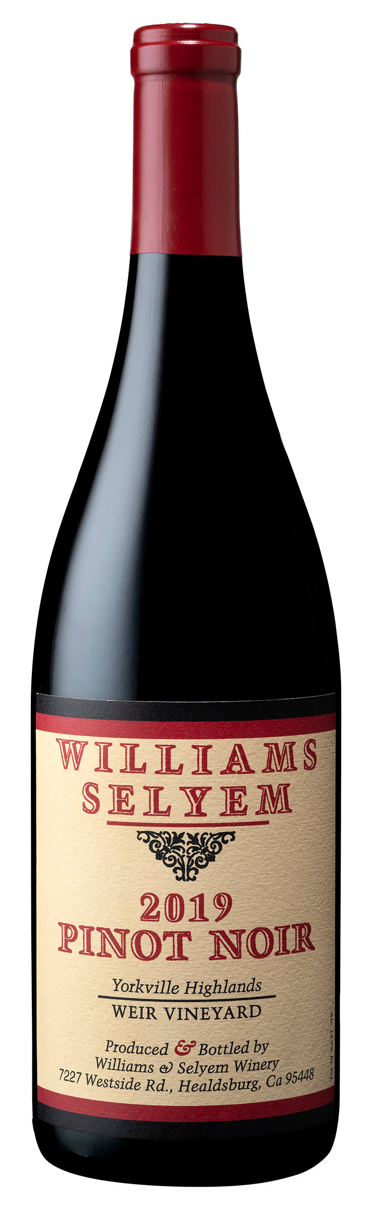 2019 | Williams Selyem | Weir Vineyard Pinot Noir at CaskCartel.com