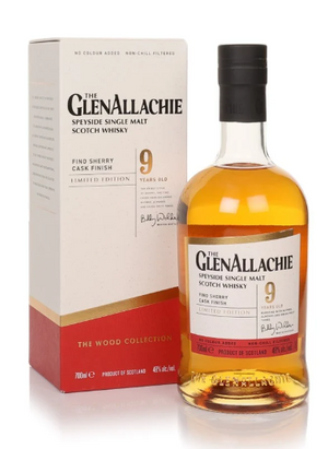 GlenAllachie 9 Year Old Fino Sherry Cask Finish Single Malt Scotch Whisky | 700ML at CaskCartel.com