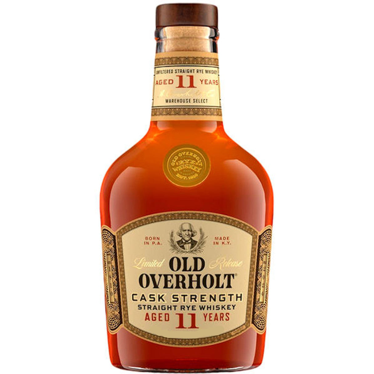 Old Overholt 11 Year Old Cask Strength Straight Rye Whiskey at CaskCartel.com