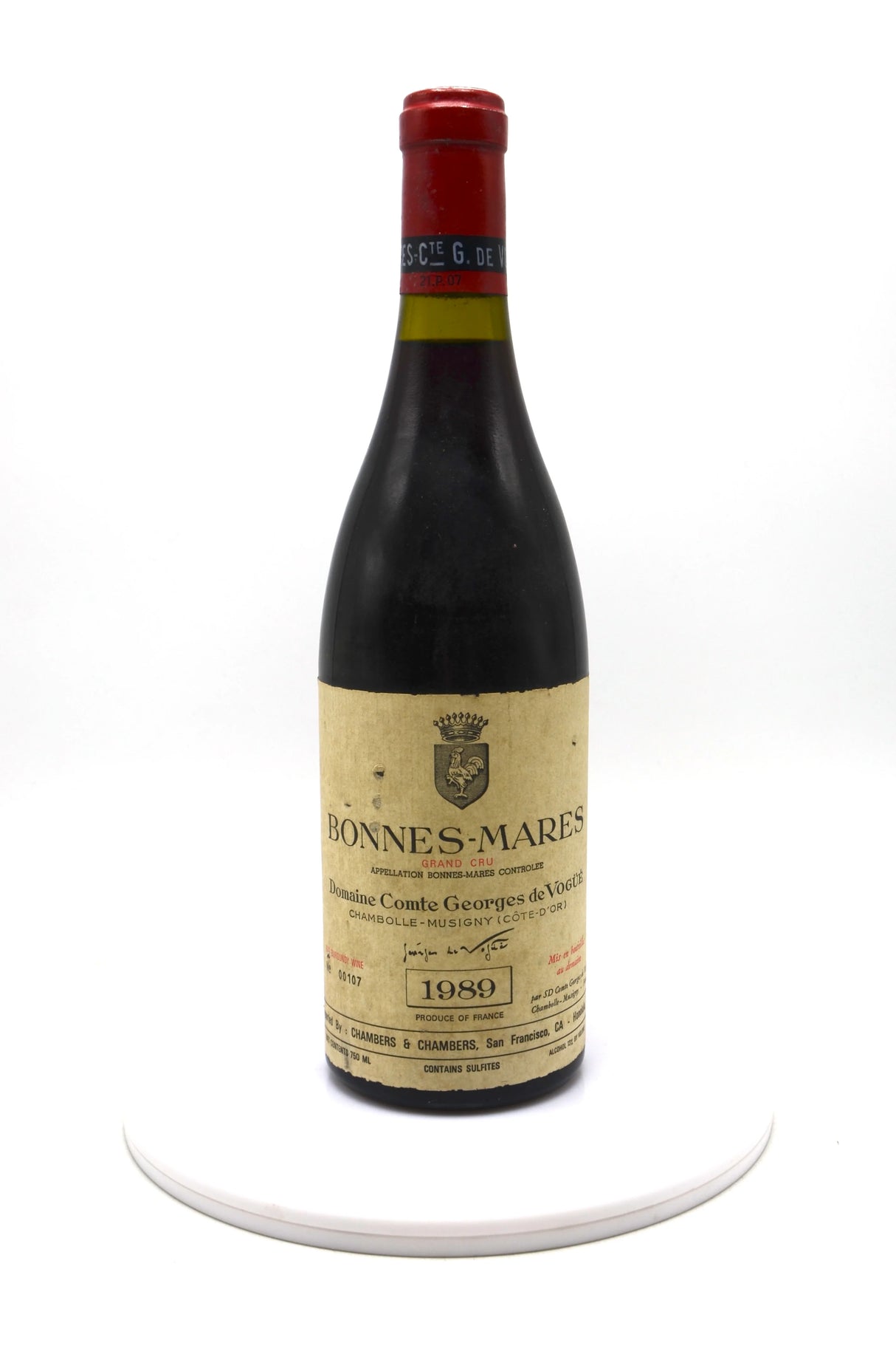 1989 | Domaine Comte Georges de Vogüé | Bonnes-Mares at CaskCartel.com
