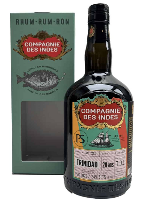 Compagnie Des Indes Trinidad 2003 - 20 Year Old TDL Bottled Premium Spirits | 700ML at CaskCartel.com