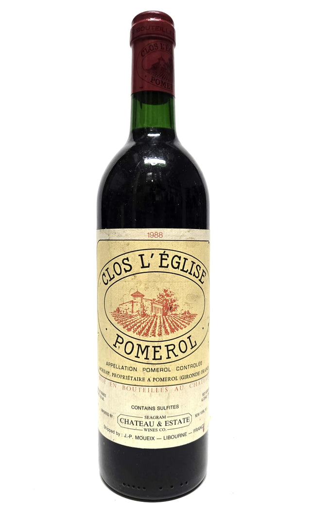1988 | Clos L'Eglise | Pomerol at CaskCartel.com
