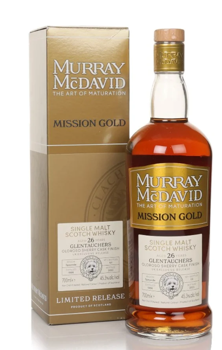 Glentauchers 26 Year Old 1996 Mission Gold Murray McDavid Single Malt Scotch Whisky | 700ML