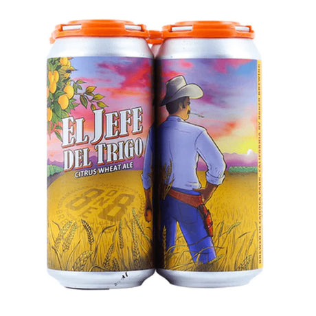 8one8 Brewing El Jefe Del Trigo Citrus Wheat Ale Beer | (4)*475ML at CaskCartel.com