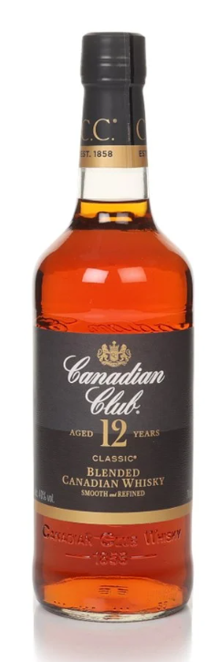 Canadian Club Classic 12 Year Old Blended Canadian Whisky | 700ML at CaskCartel.com